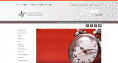 Desktop Screenshot of cjf.jus.br