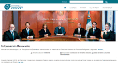 Desktop Screenshot of cjf.gob.mx