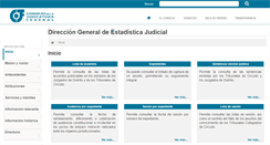 Desktop Screenshot of dgepj.cjf.gob.mx