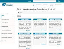 Tablet Screenshot of dgepj.cjf.gob.mx